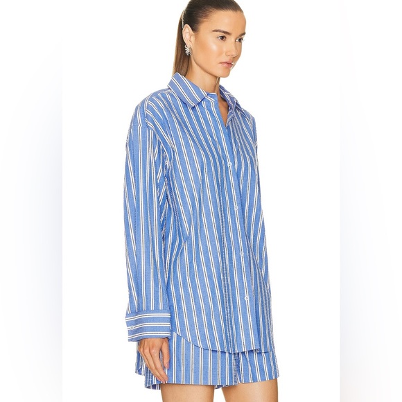 Like new ALEXANDER WANG hotfix Crystal embellished Beaded Shirt $1,195 M - Picture 4 of 10